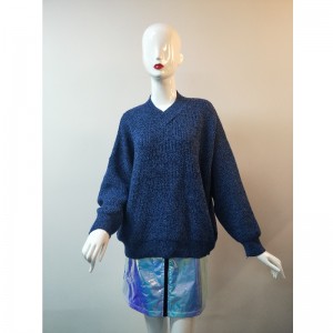 JUMPER BLU V-NECK RLWS0015F