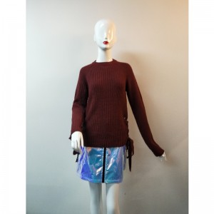 MAGLIONE ROSSO LATERALE RLWS0063F